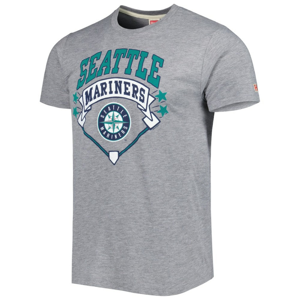 Seattle Mariners Homage Diamond Tri-Blend T-Shirt - MLB T-shirts