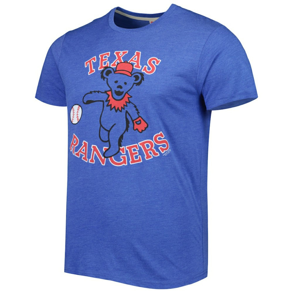 Texas Rangers Homage Grateful Dead Tri-Blend T-Shirt - MLB T-shirts