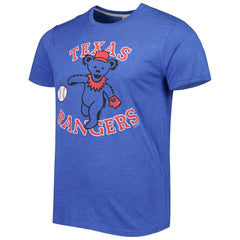 Texas Rangers Homage Grateful Dead Tri-Blend T-Shirt - MLB T-shirts