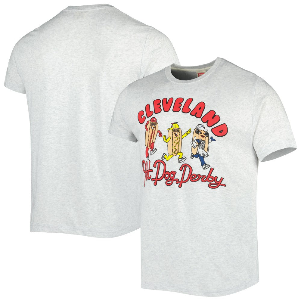 Cleveland Guardians Homage Team Hyper Local Tri-Blend T-Shirt - MLB T-shirts
