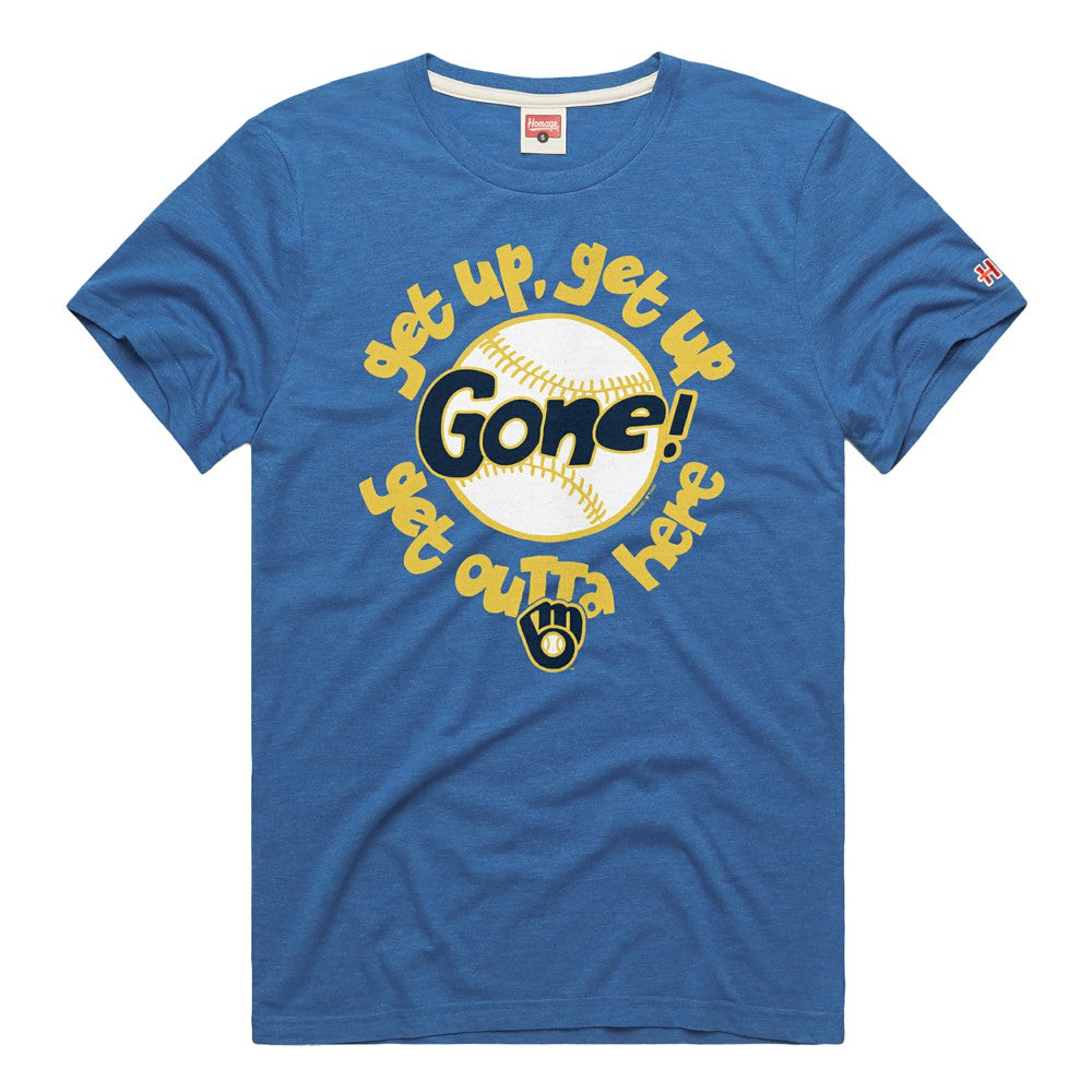 Milwaukee Brewers Homage Hyper Local Tri-Blend T-Shirt - MLB T-shirts