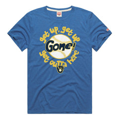 Milwaukee Brewers Homage Hyper Local Tri-Blend T-Shirt - MLB T-shirts
