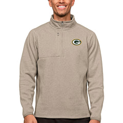 Green Bay Packers Antigua Course Quarter-Zip Pullover Top | NFL Outlet