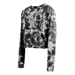 Chicago White Sox New Era Women's Tie-Dye Cropped Long Sleeve T-Shirt - MLB T-shirts