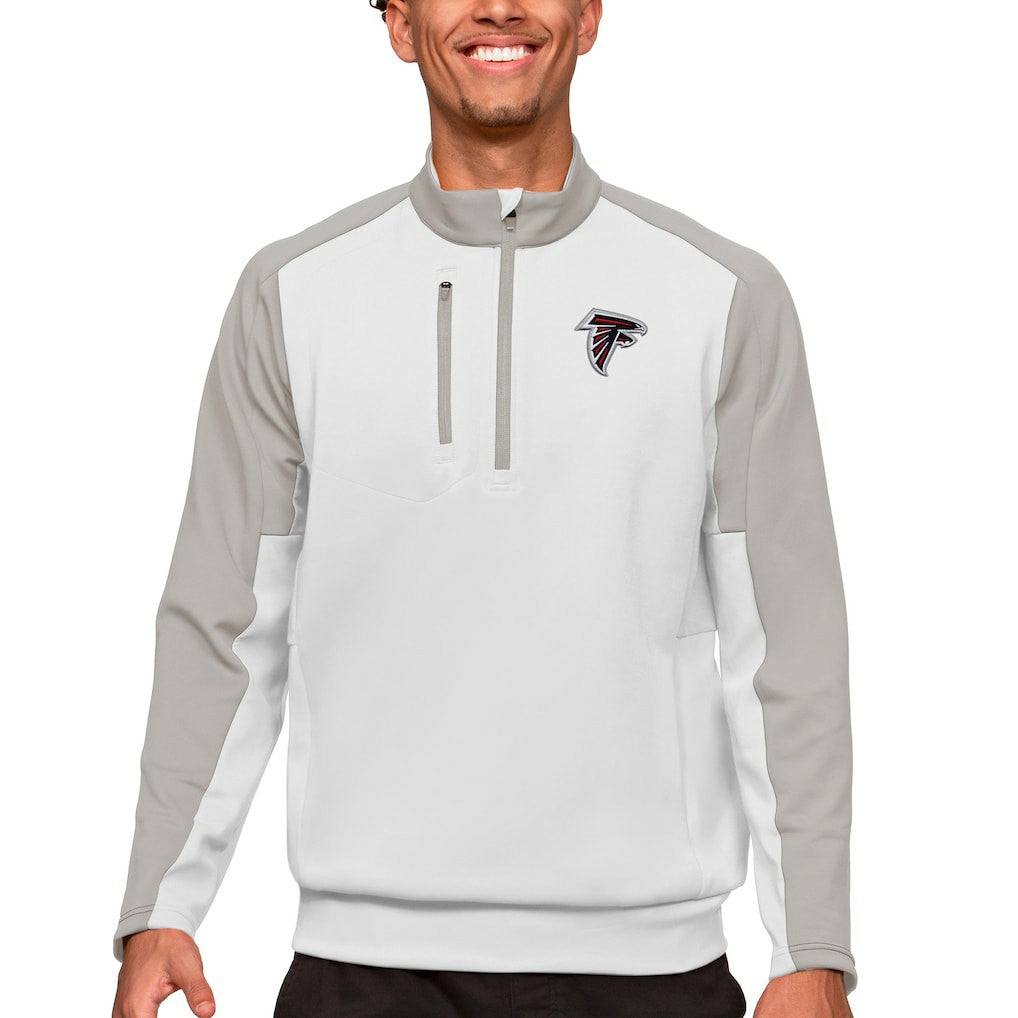 Atlanta Falcons Antigua Team Quarter-Zip Pullover Top | NFL New