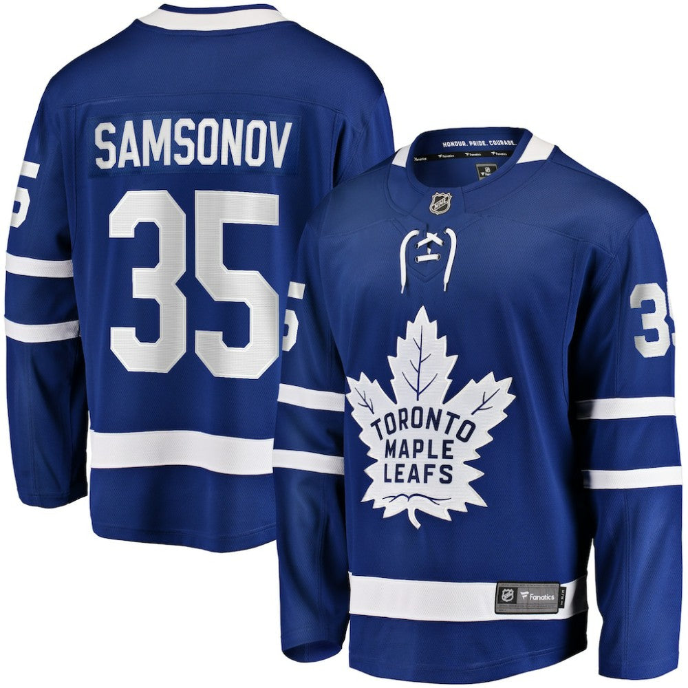 Ilya Samsonov Toronto Maple Leafs Fanatics Home Breakaway Player Jersey -  NHL Jerseys