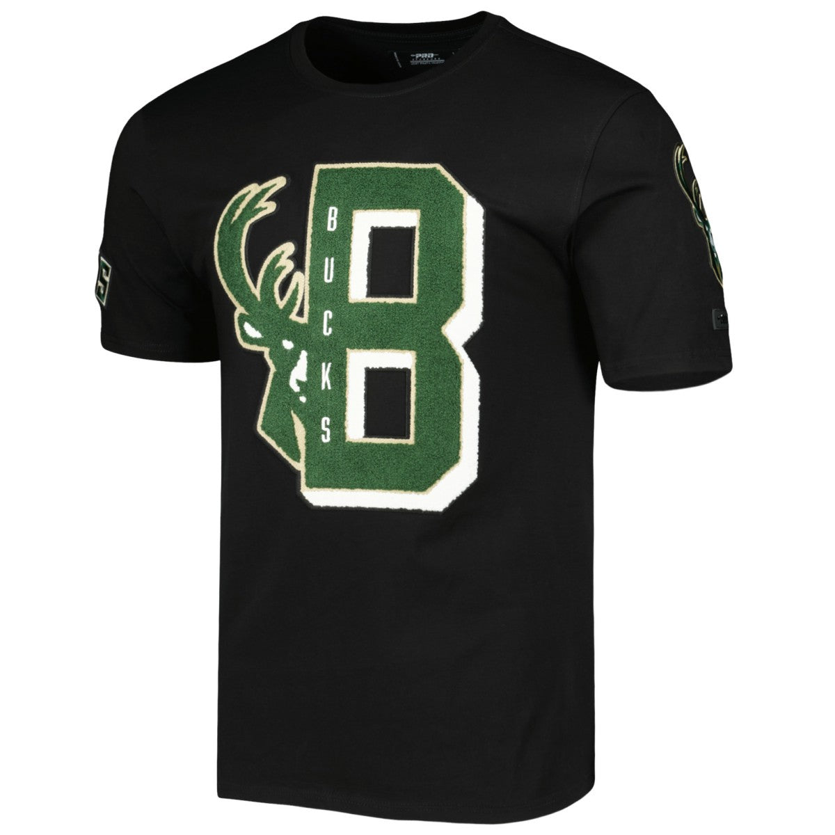 Black Milwaukee Bucks Pro Standard Mash Up Capsule T-Shirt | NBA