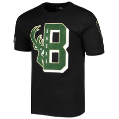 Black Milwaukee Bucks Pro Standard Mash Up Capsule T-Shirt | NBA