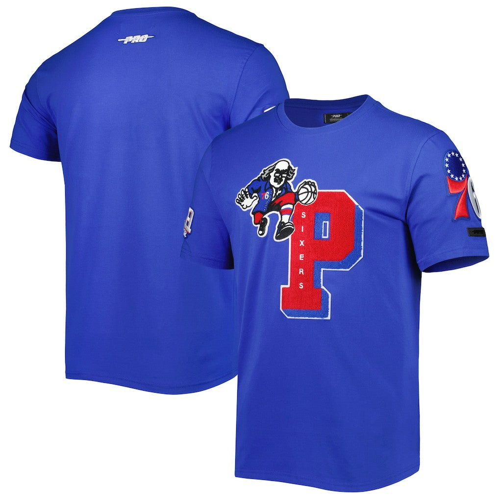 Royal Philadelphia 76ers Pro Standard Mash Up Capsule T-Shirt | NBA