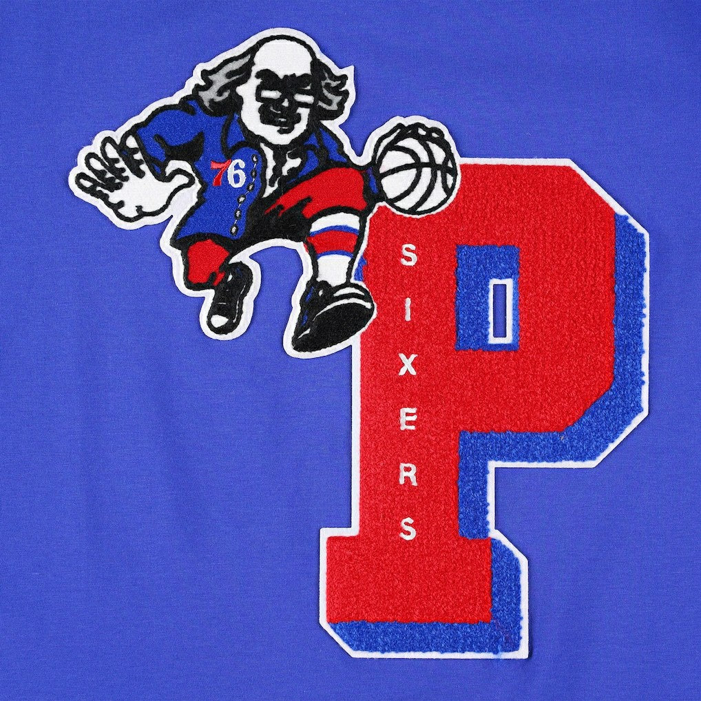 Royal Philadelphia 76ers Pro Standard Mash Up Capsule T-Shirt | NBA