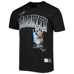 Black Brooklyn Nets Pro Standard Hometown Chenille T-Shirt | NBA