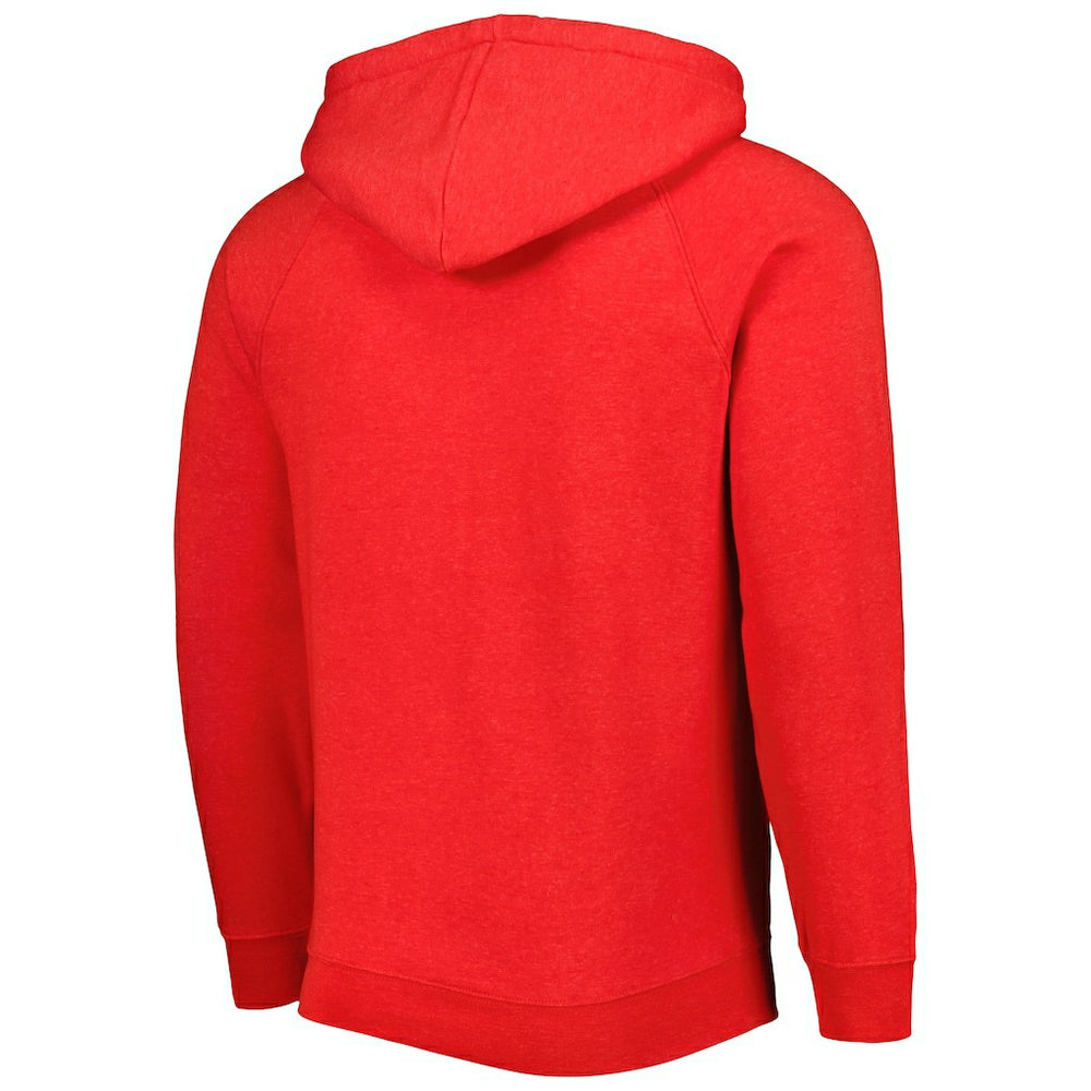 Red Chicago Bulls Sportiqe Unisex Athos Olson Tri-Blend Pullover Hoodie | NBA