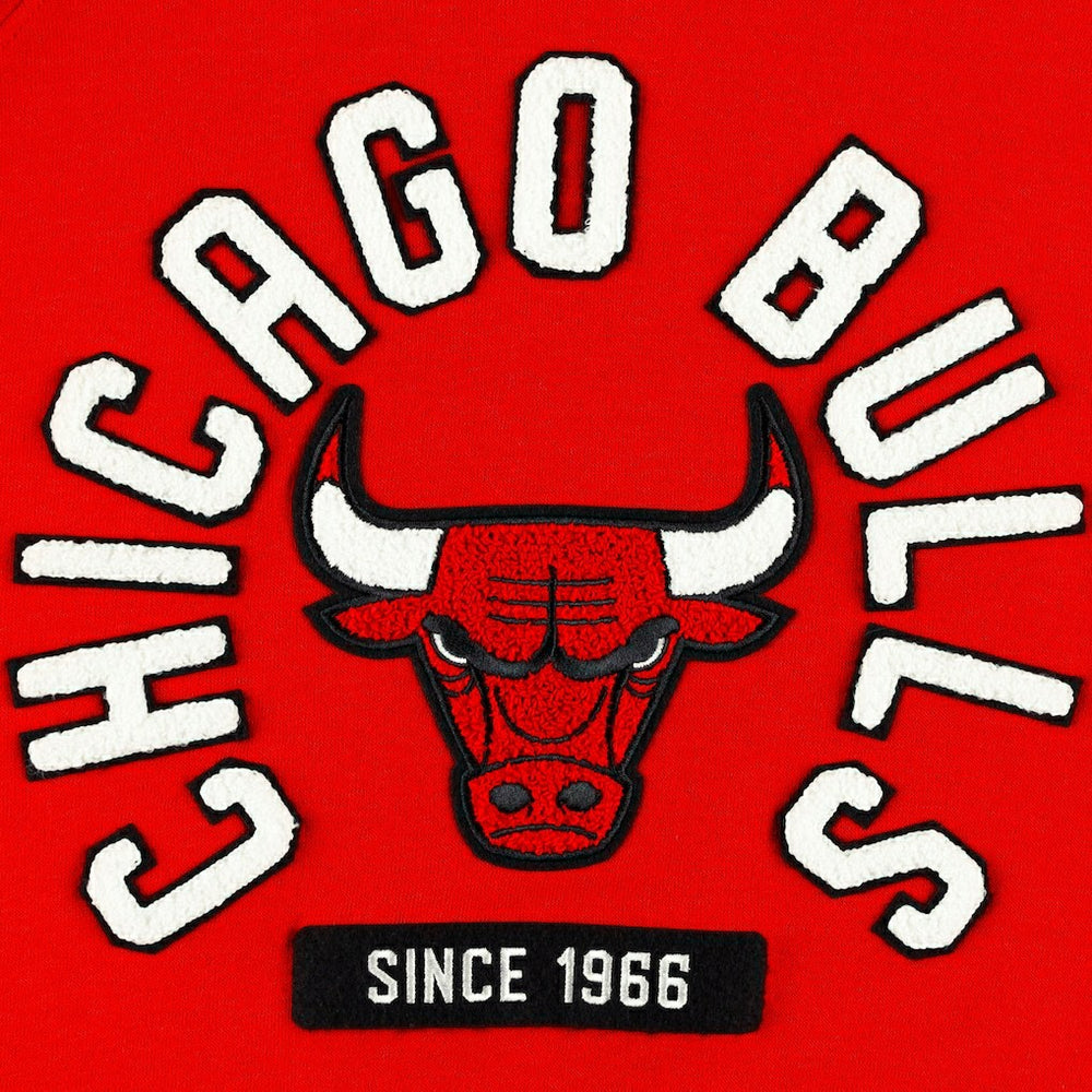 Red Chicago Bulls Sportiqe Unisex Athos Olson Tri-Blend Pullover Hoodie | NBA