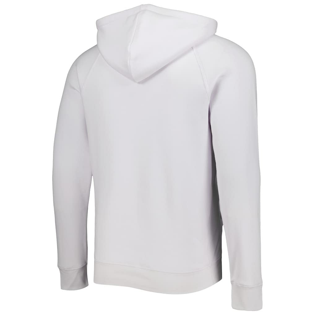 White Chicago Bulls Sportiqe Unisex Athos Olson Tri-Blend Pullover Hoodie | NBA