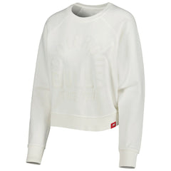 Cream Chicago Bulls Sportiqe Women's Ashlyn Brava Raglan Pullover Sweatshirt sale | NBA