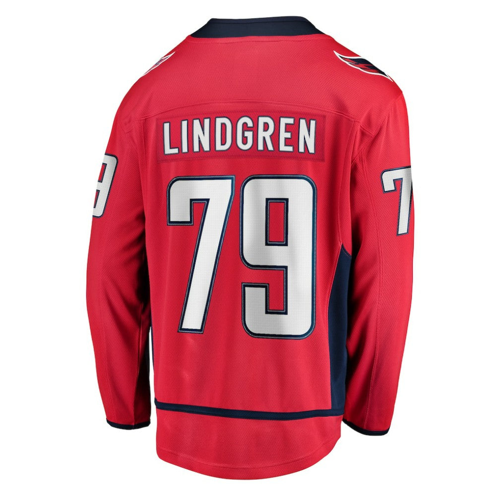 Charlie Lindgren Washington Capitals Fanatics Home Breakaway Player Jersey -  NHL Jerseys