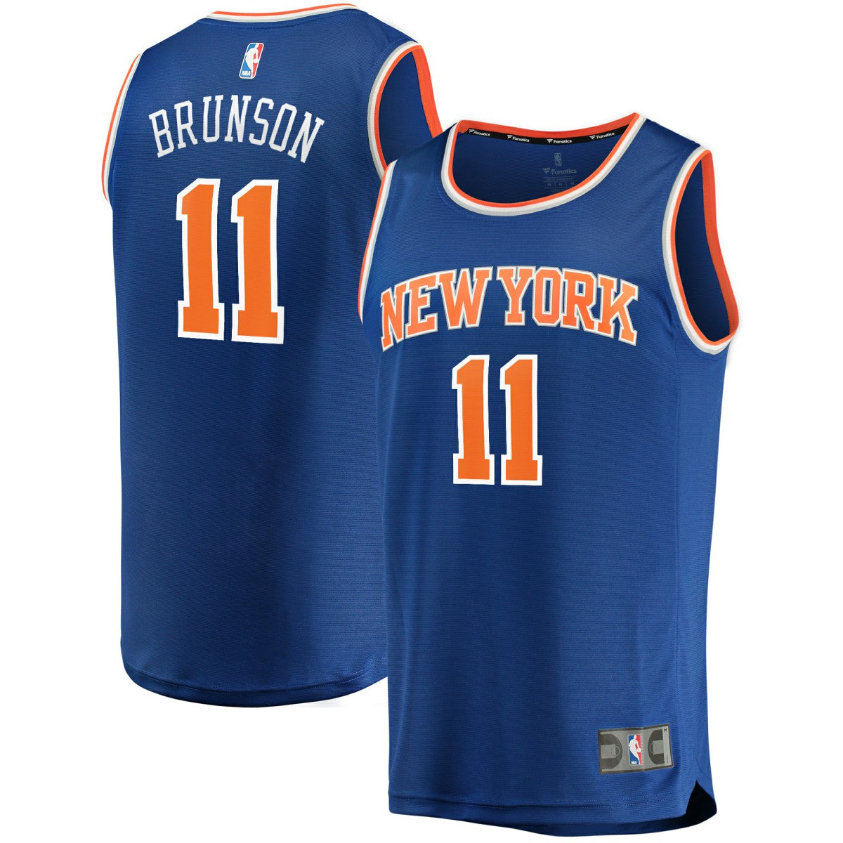 Blue Jalen Brunson New York Knicks Fast Break Replica Jersey | NBA