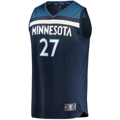 Navy Rudy Gobert Minnesota Timberwolves Fast Break Replica Jersey | NBA