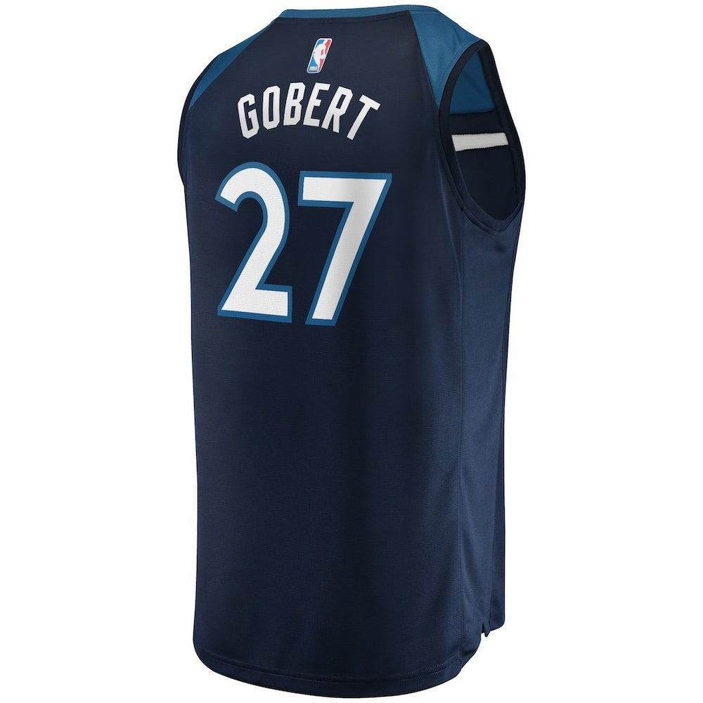 Navy Rudy Gobert Minnesota Timberwolves Fast Break Replica Jersey | NBA