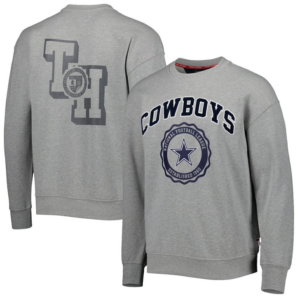 Dallas Cowboys Tommy Hilfiger Ronald Crew Sweatshirt | NFL US