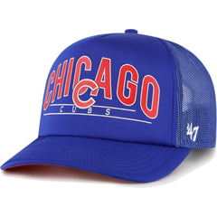 Chicago Cubs '47 Backhaul Foam Trucker Snapback Hat - MLB Hats