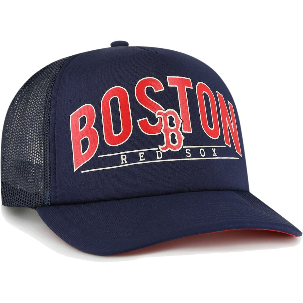Boston Red Sox '47 Backhaul Foam Trucker Snapback Hat - MLB Hats