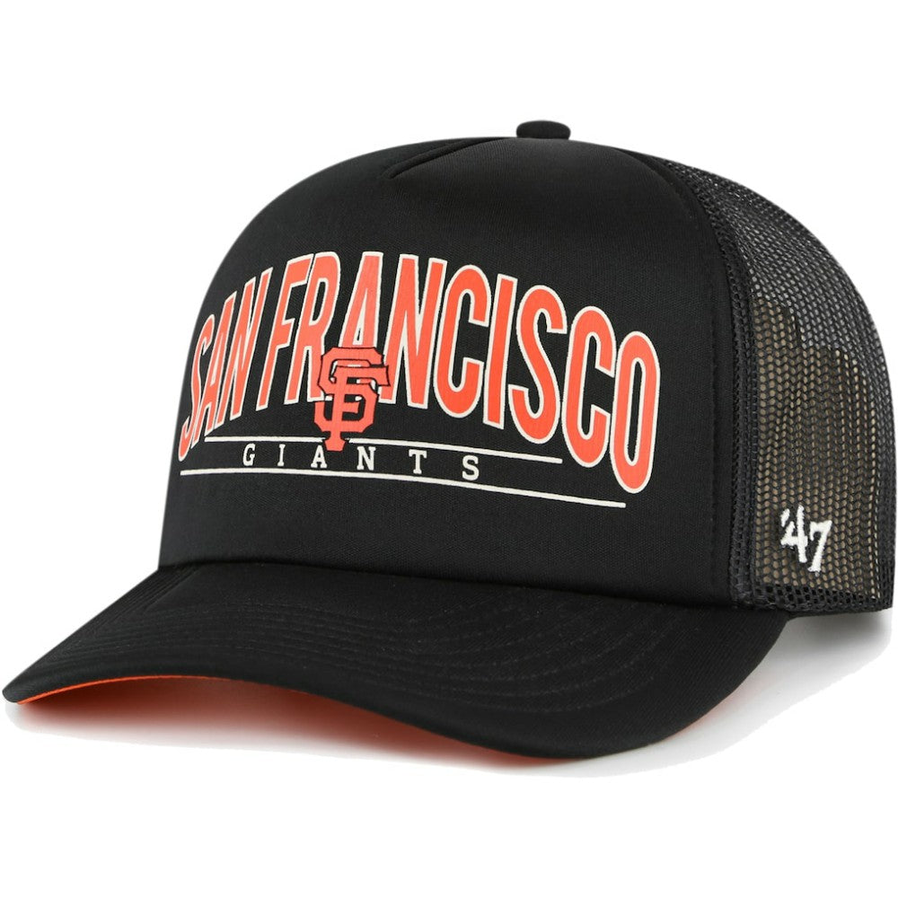 San Francisco Giants '47 Backhaul Foam Trucker Snapback Hat - MLB Hats