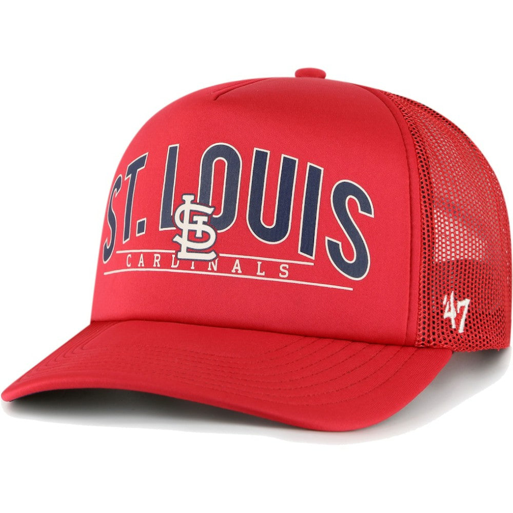 St. Louis Cardinals '47 Backhaul Foam Trucker Snapback Hat - MLB Hats