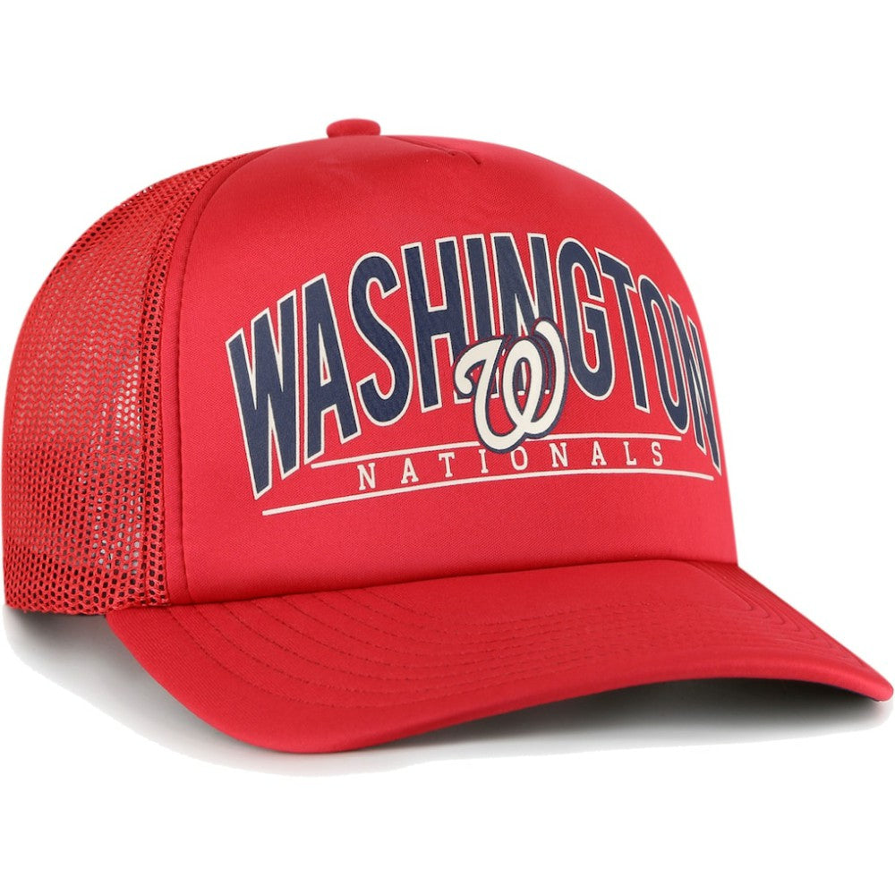 Washington Nationals '47 Backhaul Foam Trucker Snapback Hat - MLB Hats