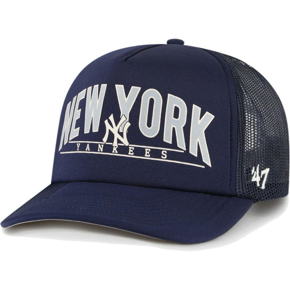 New York Yankees '47 Backhaul Foam Trucker Snapback Hat - MLB Hats