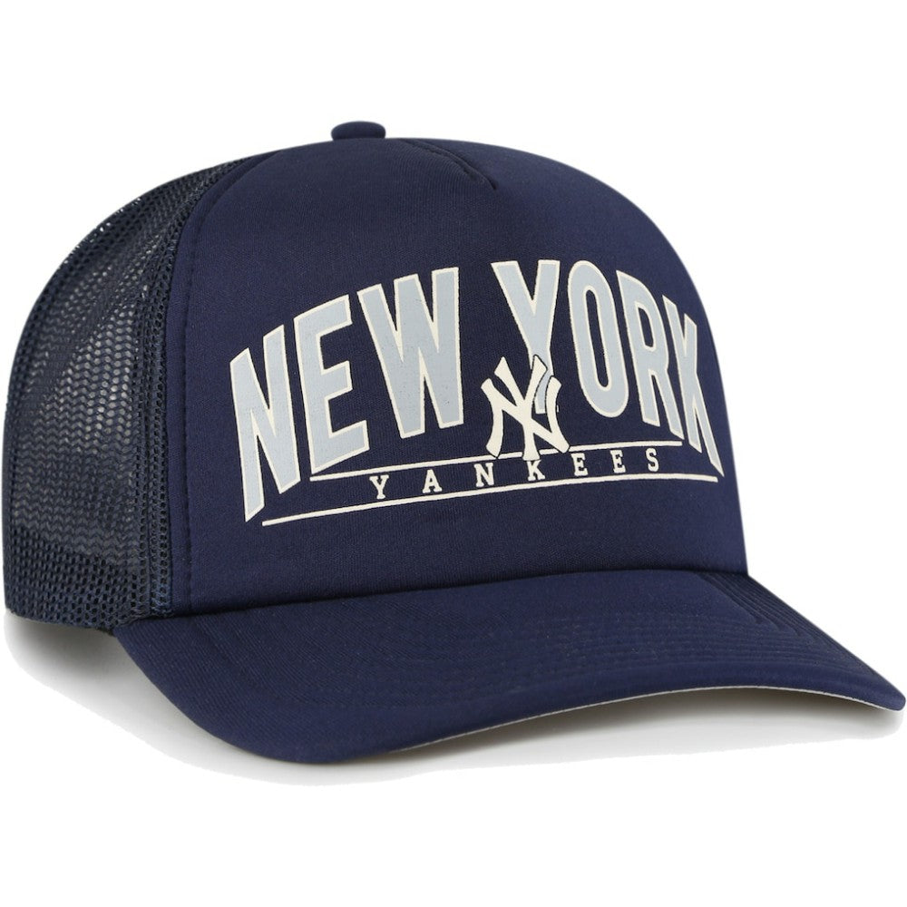 New York Yankees '47 Backhaul Foam Trucker Snapback Hat - MLB Hats