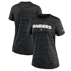 Las Vegas Raiders Women's Sideline Velocity Performance T-Shirt | NFL Online