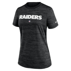 Las Vegas Raiders Women's Sideline Velocity Performance T-Shirt | NFL Online