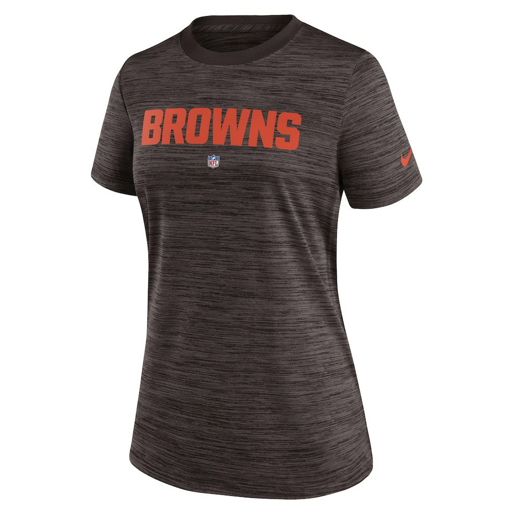 Cleveland Browns Women's Sideline Velocity Performance T-Shirt | NFL Online