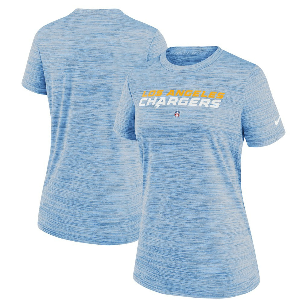 Los Angeles Chargers Women's Sideline Velocity Performance T-Shirt | NFL Online