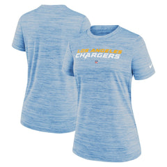 Los Angeles Chargers Women's Sideline Velocity Performance T-Shirt | NFL Online