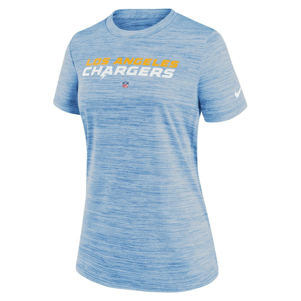 Los Angeles Chargers Women's Sideline Velocity Performance T-Shirt | NFL Online