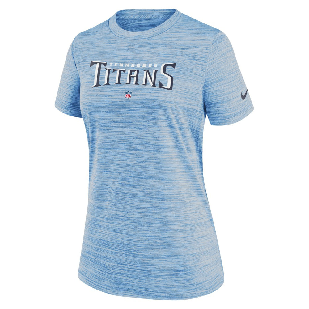 Tennessee Titans Women's Sideline Velocity Performance T-Shirt | NFL Outlet