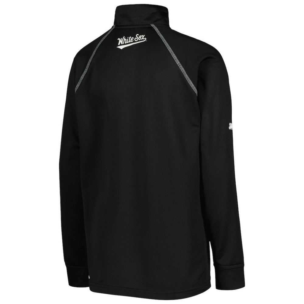 Chicago White Sox Stitches Youth Team Raglan Quarter-Zip Jacket - MLB Jackets