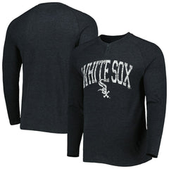 Chicago White Sox Concepts Sport Inertia Raglan Long Sleeve Henley Top - MLB Tops