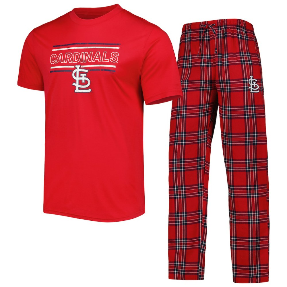 St. Louis Cardinals Concepts Sport Badge Top & Pants Sleep Set - MLB Tops