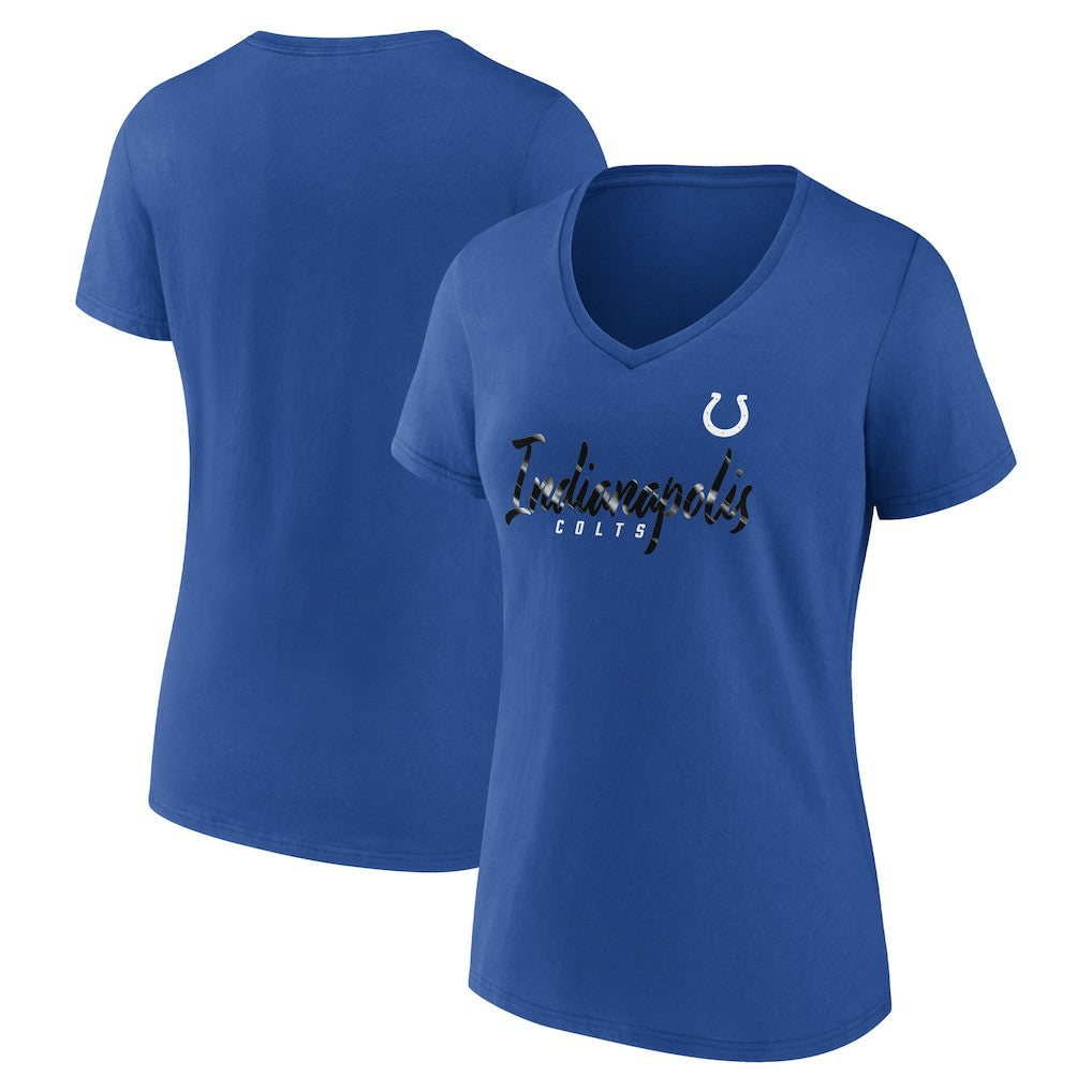 Indianapolis Colts Women's Shine Time V-Neck T-Shirt | NFL Online