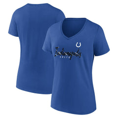 Indianapolis Colts Women's Shine Time V-Neck T-Shirt | NFL Online
