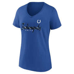 Indianapolis Colts Women's Shine Time V-Neck T-Shirt | NFL Online