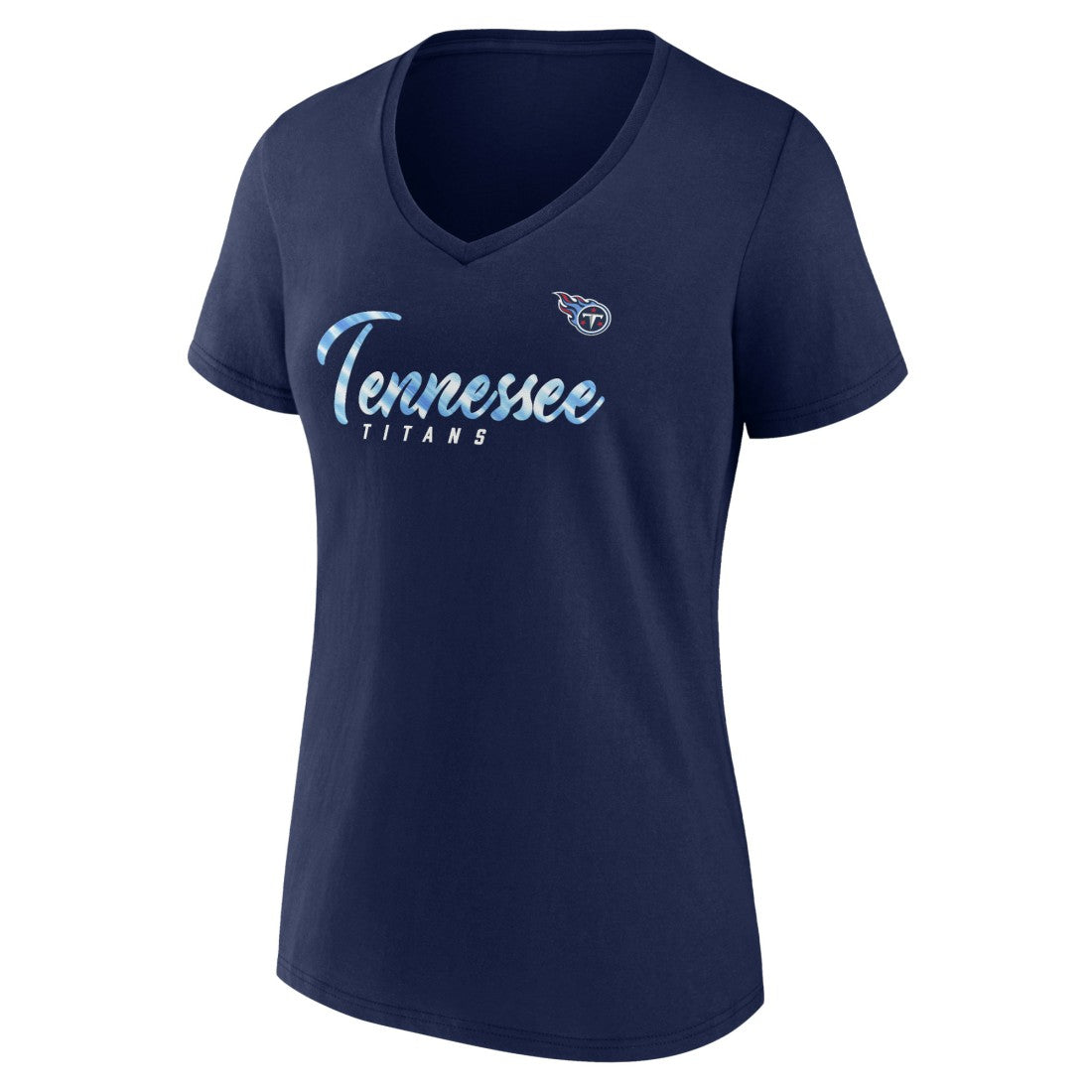 Tennessee Titans Women's Shine Time V-Neck T-Shirt | NFL Hot