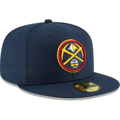 Navy Denver Nuggets Team 59FIFTY Fitted Hat sale | NBA