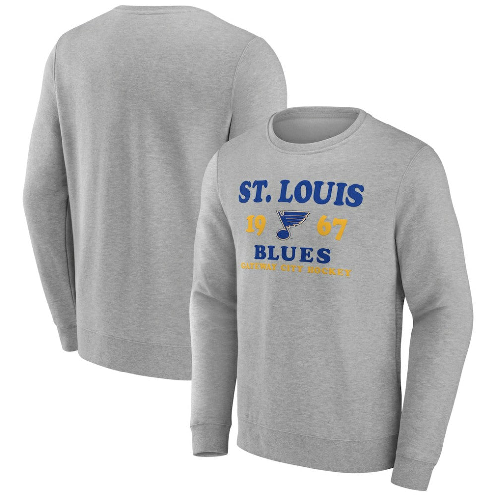 St. Louis Blues Fanatics Fierce Competitor Pullover Sweatshirt -  NHL Sweatshirts
