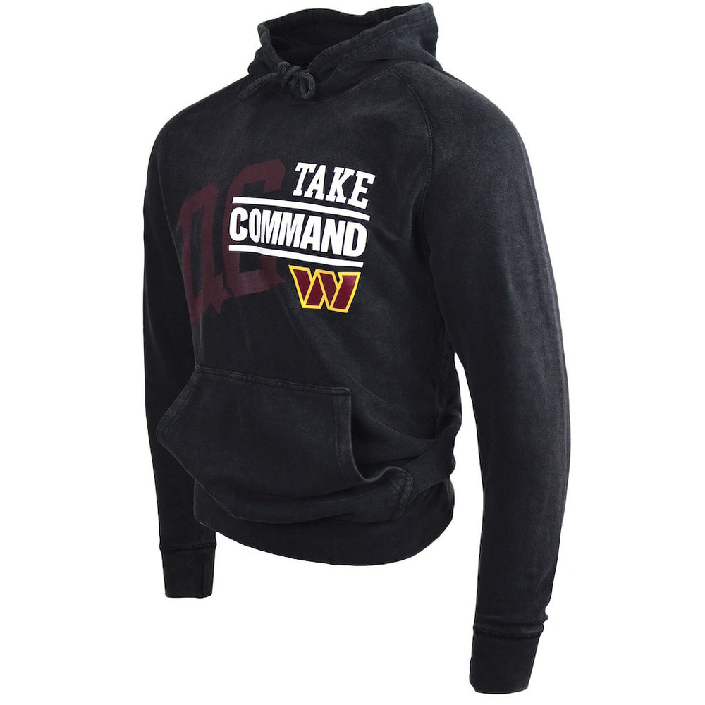 Washington Commanders Take Command  DC PROPER Unisex Mineral Wash Vintage Pullover Hoodie | NFL US