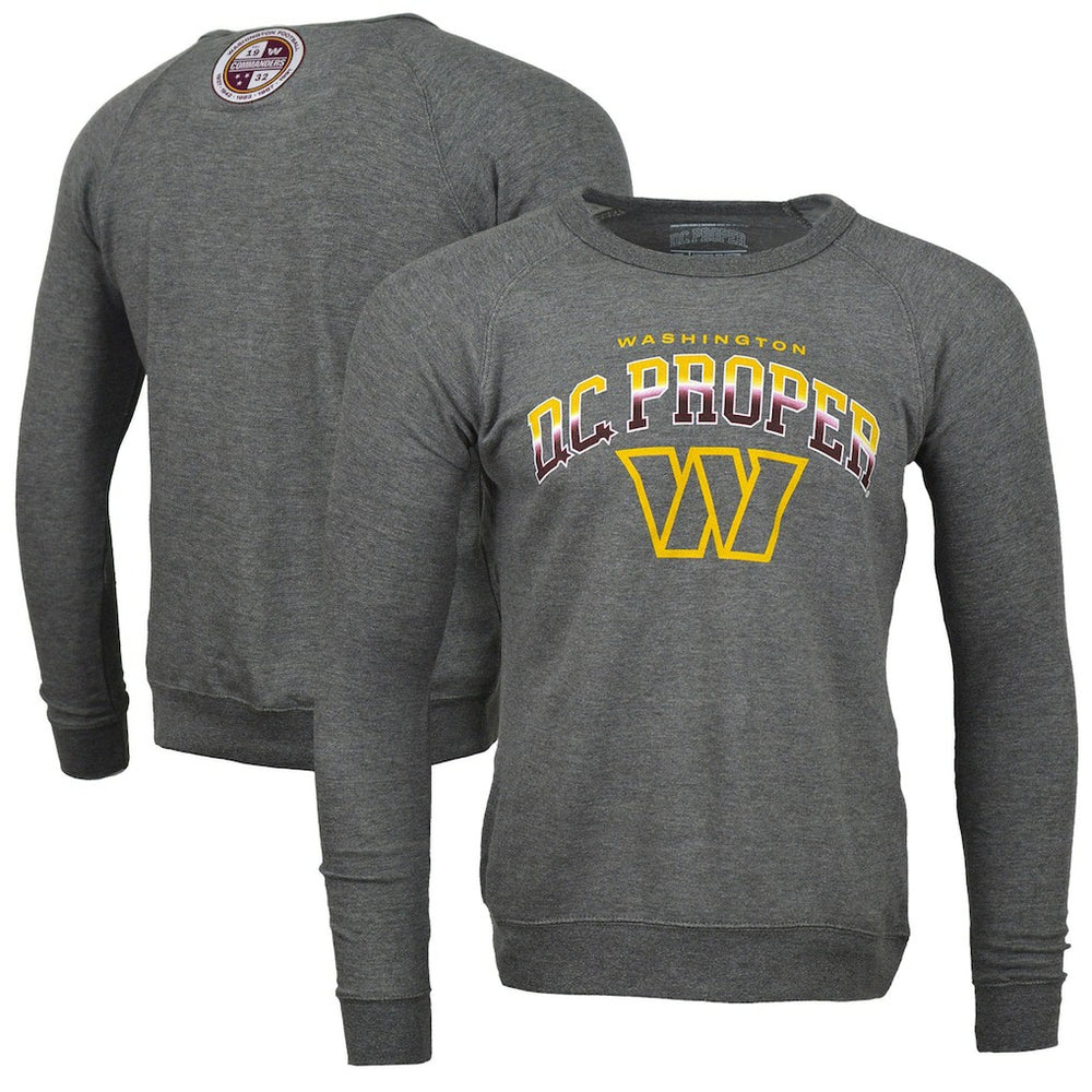 Washington Commanders DC PROPER Signature Raglan Vintage Pullover Sweatshirt | NFL New