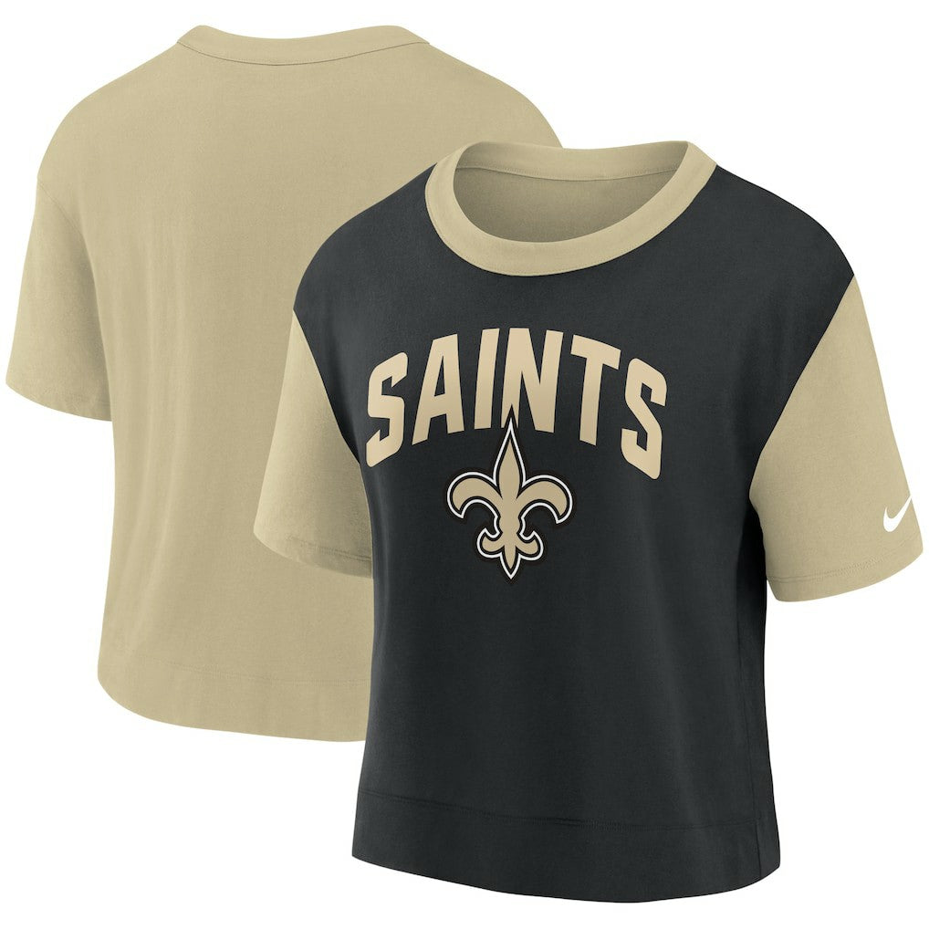 New Orleans Saints Women's High Hip Fashion T-Shirt | NFL On sale